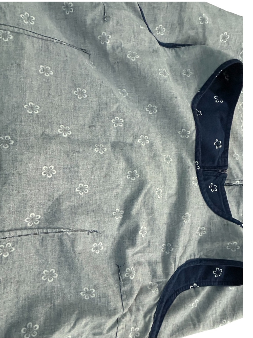 Silhouettes Women’s Size 22W Printed
Sleeveless Shift dress Blue 100% Cotton - Picture 11 of 13